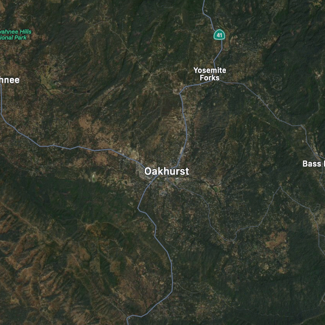 Map of Oakhurst Ca